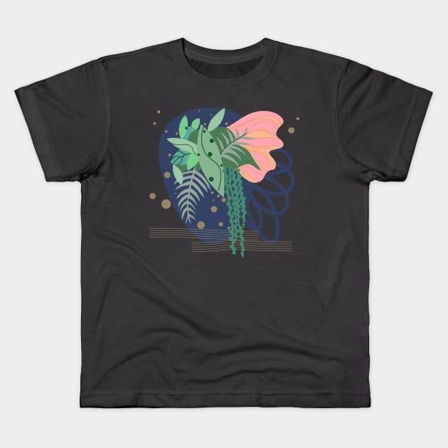 Plantation - Black Kids T-Shirt by Design Fern